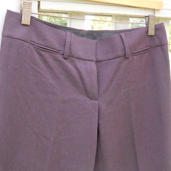 LOFT Eggplant Marissa Pants - Picture 3 of 5
